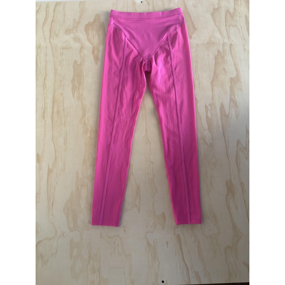 Peloton Brittany Allen Leggings Womens Medium Pink Ankle High Rise Yoga Cycling